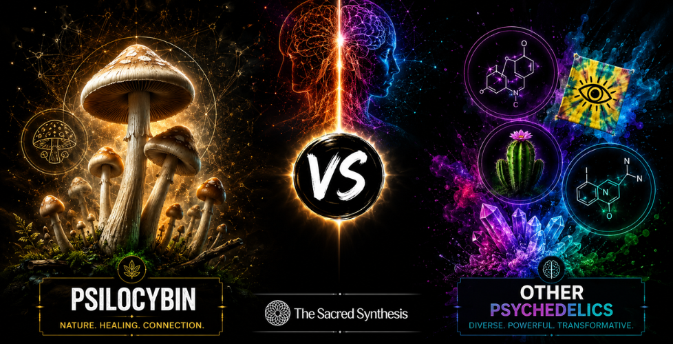Psilocybin vs. Other Psychedelics