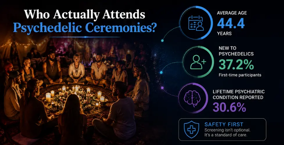 Who Actually Attends Psychedelic Ceremonies?